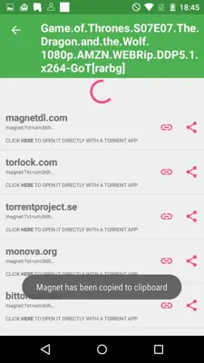 Torrent Search android App screenshot 0